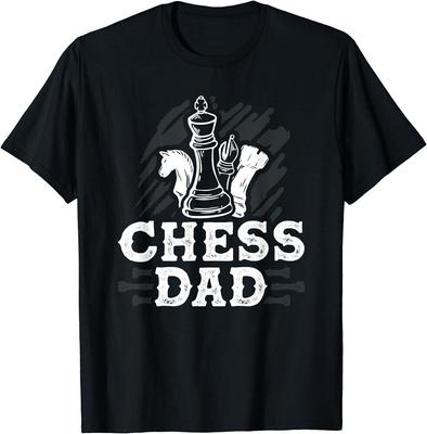 Cooles Schach-Papa-Schach-Design, bestes T-Shirt, Unisex-T-Shirt