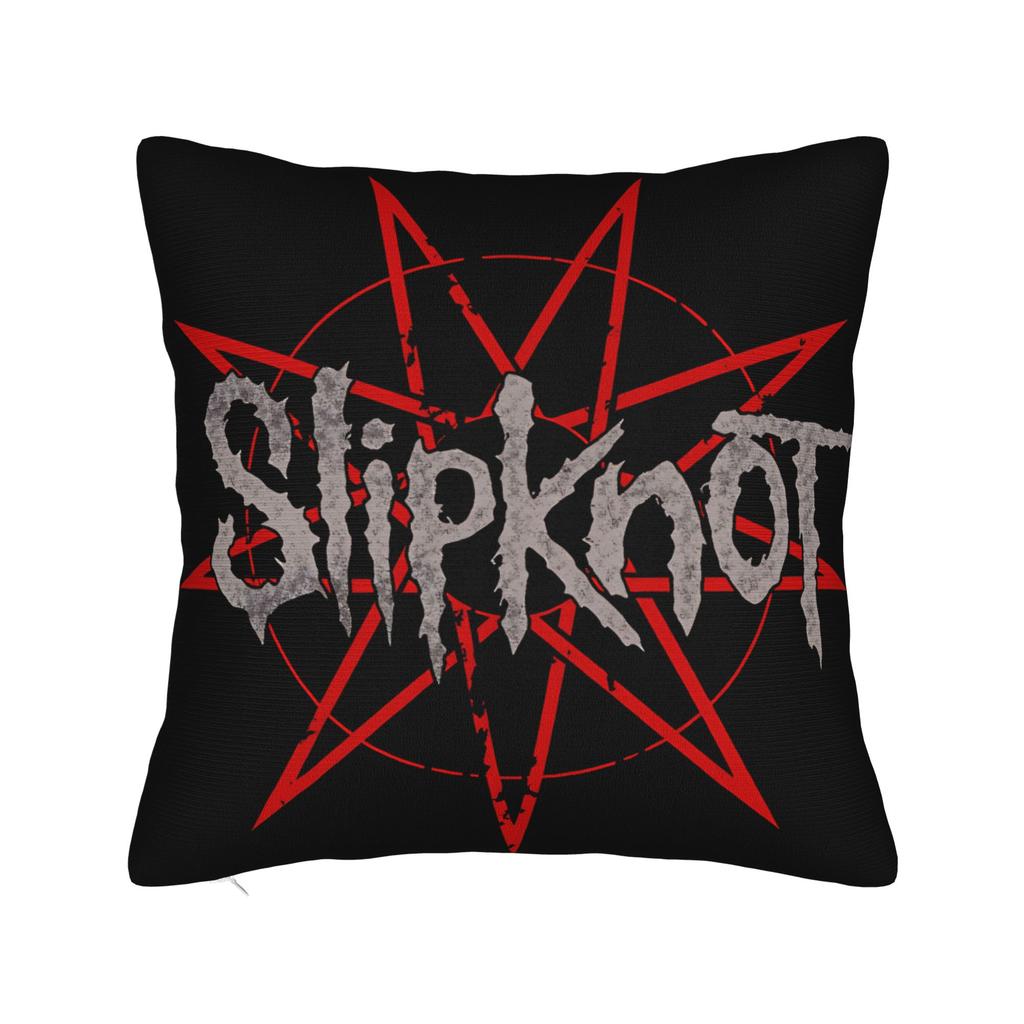 Slipknots Band Pillowcases Novelty Pillow Case For Sofa Couch Bed Living Room Comfy Pillow Cover
