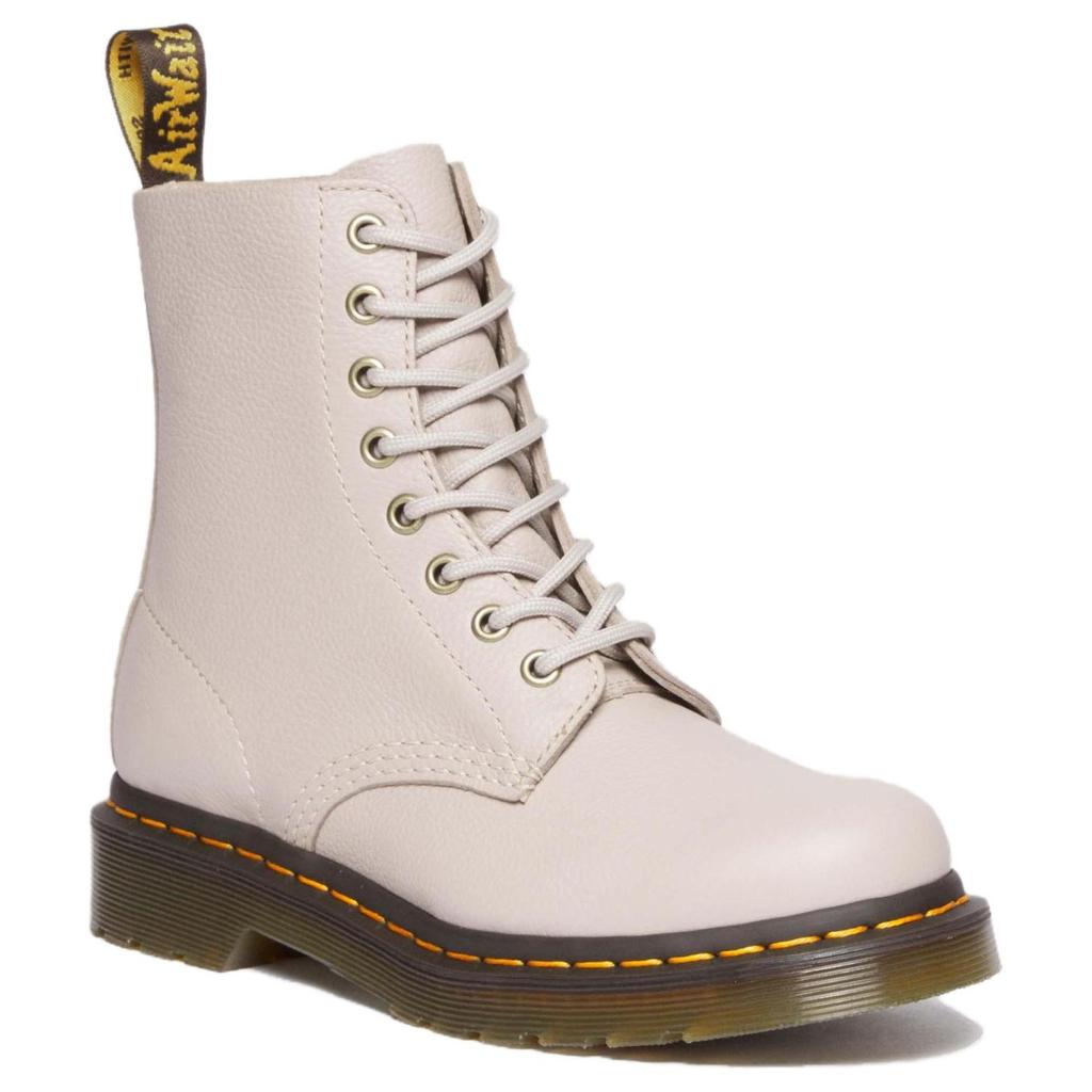 DR. Martens Bequeme Schnürstiefel Kurze Martin Boots Unisex Stiefel Beige 31008348