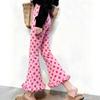 Dames Zomer 2026 Polkadot Micro Flare Broek – Slankmakend, Heupen Bedekkend, Casual Rechttoe-rechtaan Stijl
