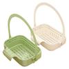 Collapsible Sink Waste Catcher Hanging Drain Basket, Foldable Stretchable Kitchen Colander, Space Saving Food Preparation Tool Strainer