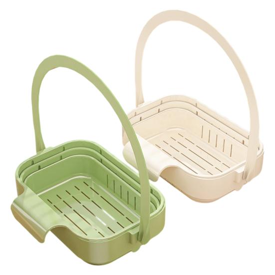 Collapsible Sink Waste Catcher Hanging Drain Basket, Foldable Stretchable Kitchen Colander, Space Saving Food Preparation Tool Strainer