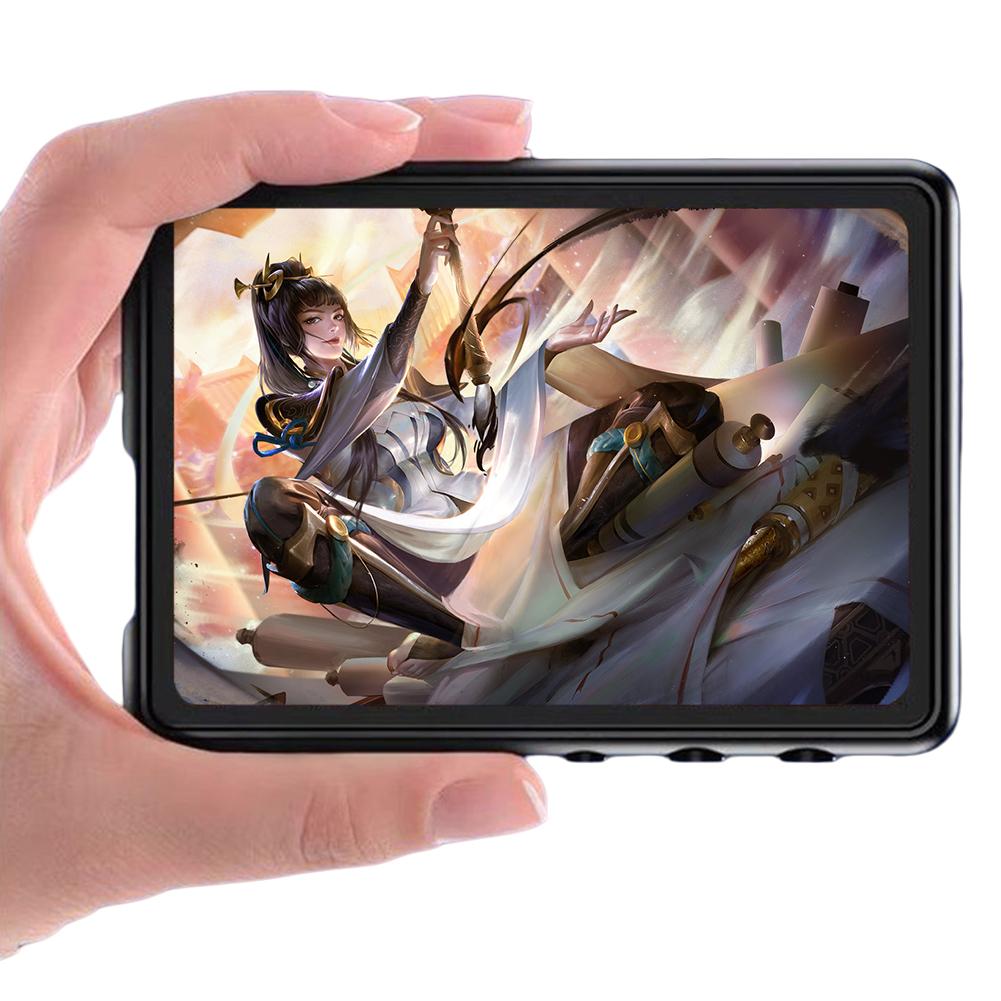 MP3 MP4 Player Lossless Music Player Full Touch Screen Bluetooth-Compatible Portable MP3 Player with Speaker FM/E-book/Recorder