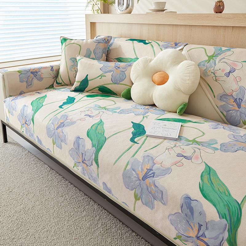 

Летняя подушка для дивана, летний коврик, чехол для дивана, пылезащитный чехол, летний крутой нескользящий чехол для дивана для гостиной, полотенце 70*70cm