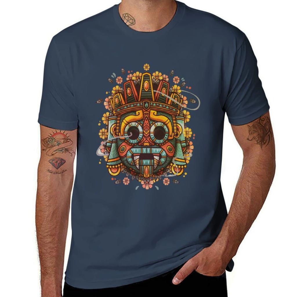 Tlaloc Theaztec Rain God Tshirt Creative Graphic Tee Shirt