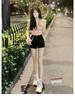 Leg Queen High-Waist Denim Shorts - Women's Slimming A-Line Hot Pants for Spring/Summer 2022