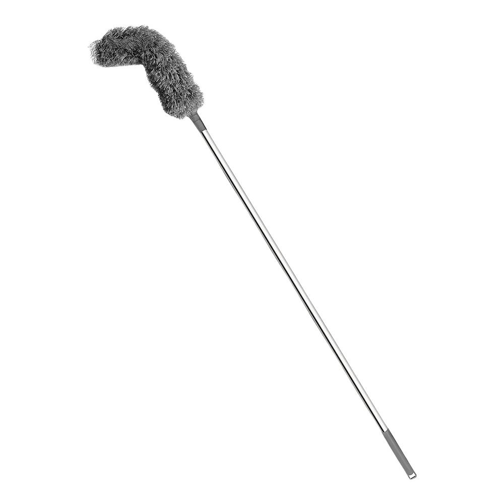 Gutter Cleaning Brush Roofing Tool with Telescopic Extendable Pole Multifunctional 2.5M Guard Cleaner Tool Dust Removal Brush