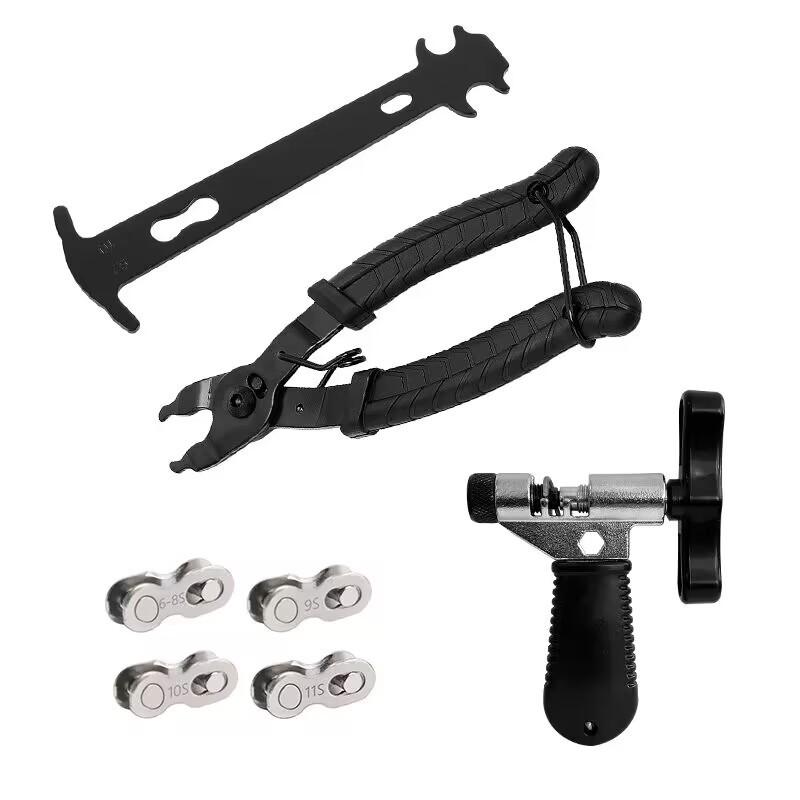 Bicycle Chain Tool Kit With Steel Chain Cutter And Master Fixing Pliers For Maintenance