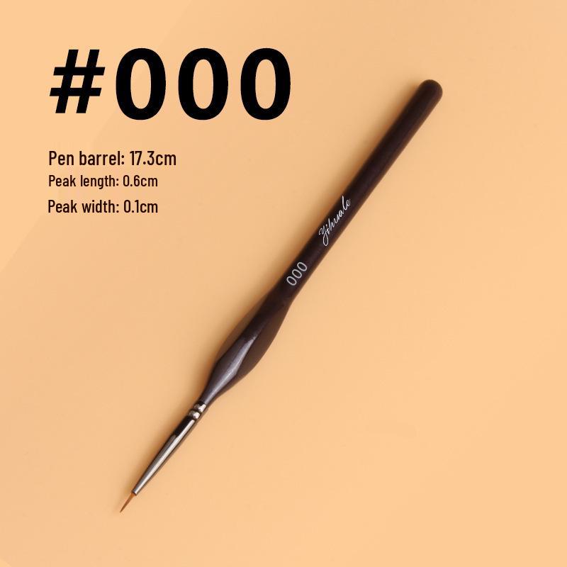 One Stroke Music Black Triangle Handle Brush Set for Watercolor, Gouache, and Acrylic Painting