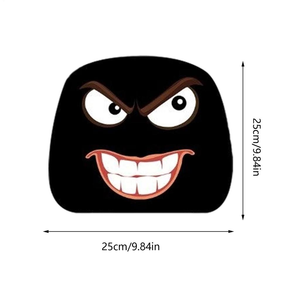 Car Seat Headrest Cover 2-Piece Funny Car Headrest Protector For Front Seat Protector Automotive Decorations For Vehicle Truck