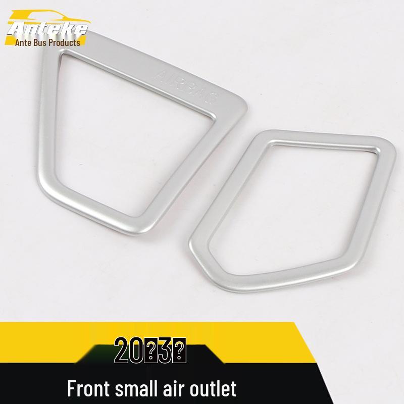 Front Small Air Outlet Bright Ring Dashboard Decorative Frame for 20 Models of 3 Series Cars