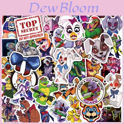Terrifyingly Awesome Fnaf Security Breach Horror Game Stickers Set 50pcs
