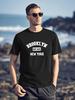 New Seasonal Basic BROOKLYN EST. 1631 NEW YORK Print Street Casual Vintage Short-Sleeve T-Shirt for Couples