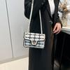 Chic Small Square Bag Stylish Shoulder Bag Trendy Minimalist Korean Womens Handbag