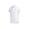 Polo Shirts Men's White Crew Neck Moderate Straight Fit FL0332