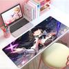 Game Futuristic Zzenless Zone Zero Mouse Pad Large Thick Desk Pad Stitched Edges Gaming Mouse Mat For Pc