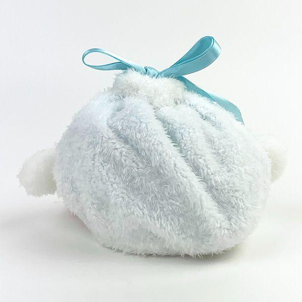Sanrio Cinnamoroll Round Drawstring Pouch Bag White