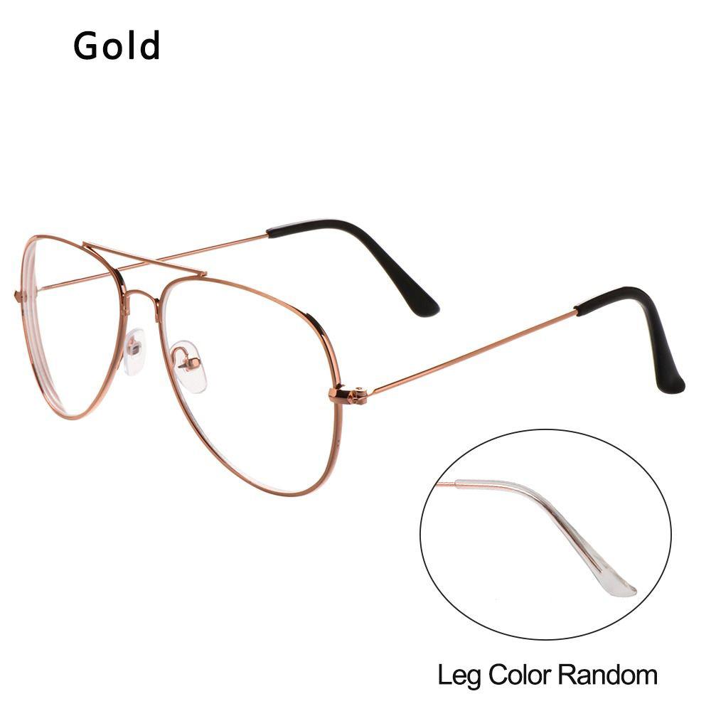 

Qutzzmnd Retro Metal Big Frame Myopia Spectacles Blue Light Blocking Glasses For Women Men Classic Eyewear -1.0~-5.0 -200 золотой