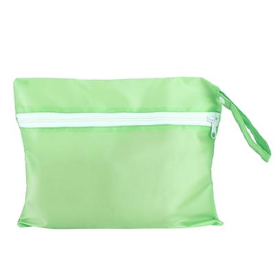 5PCS Storage Baby Out Diaper Bottles Clothes Changing Hang Stroller Storage Bag (Green)