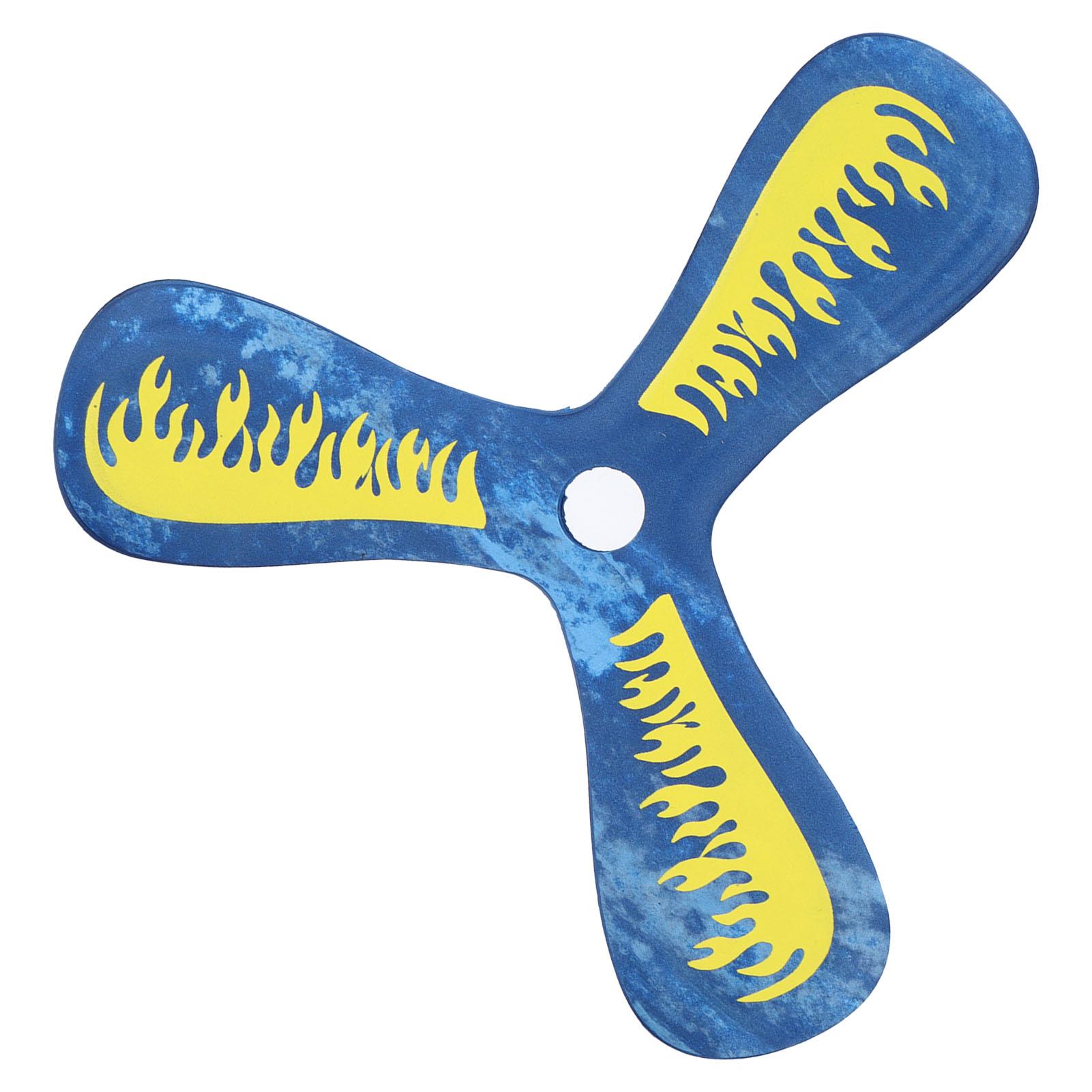 

EVA Throw Catch Toy 3 Blade Flying Toy for Kids Outdoor ParentChild Interactive Game(Blue )
