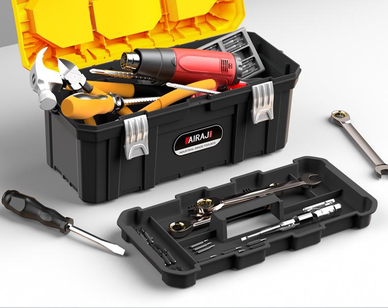 Arieze Handheld Tool Storage Box for Household and Industrial Use