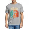 Solid Color Male Short Sleeve T Shirt Unisex Skate Hard Hit Harder Roller Skater Silhouette Crowd Background Classic Unisex