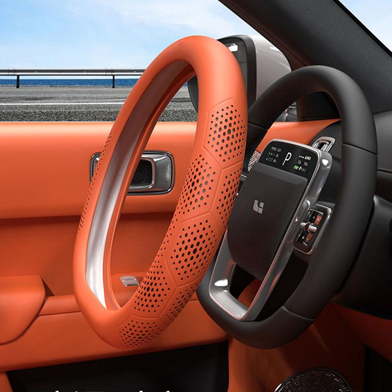 For Li Lixiang L6 L7 L8 L9 I8 MEGA One Car Breathable Steering Wheel Cover Anti Dirt Anti Scratch Anti-Slip Protective Cover