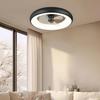 19.6 Inchs Electric Ceiling Fan Light Bedroom Strong Wind DC Ceiling Fan Lamp Household LED Lighting Electric Fan
