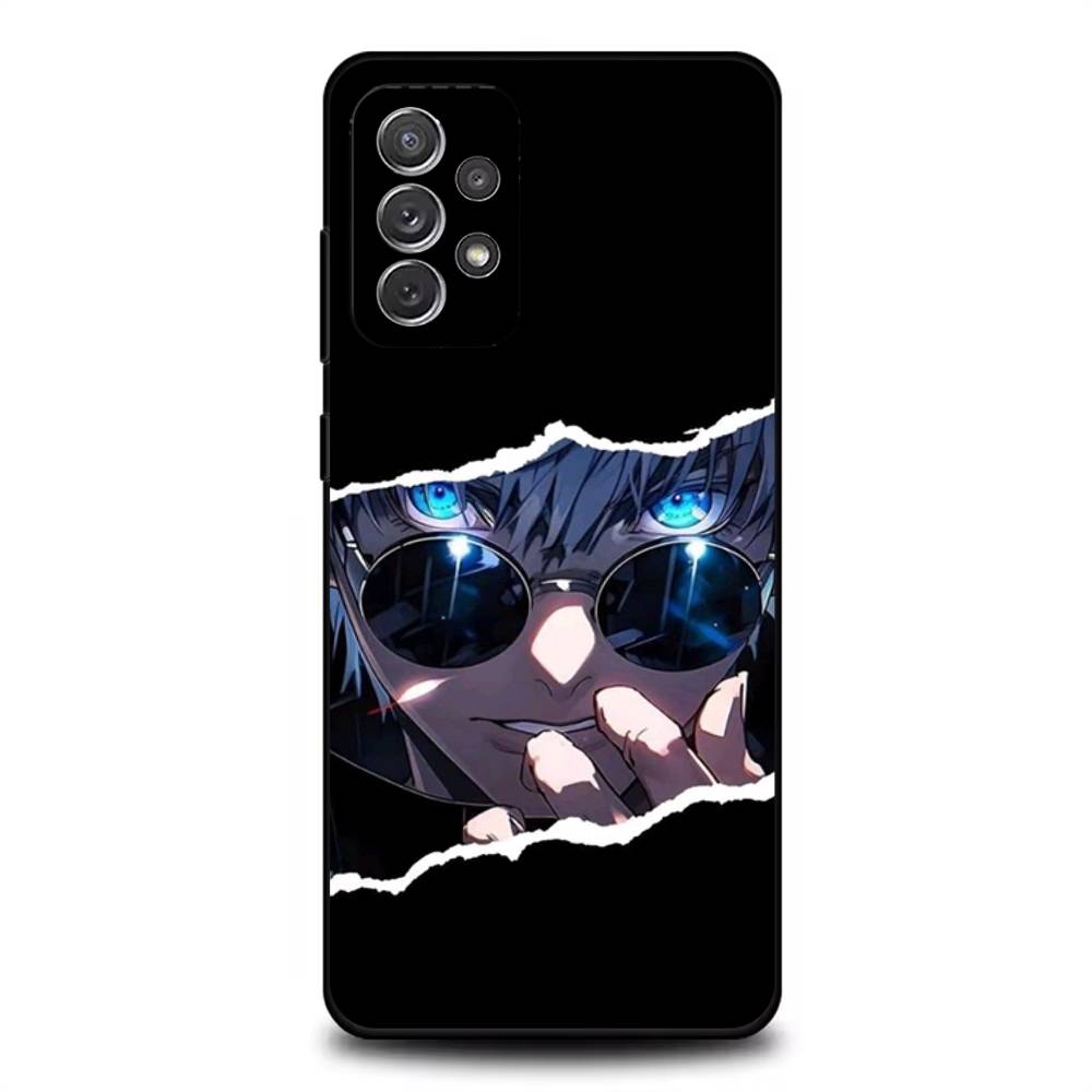 

Чехол для телефона с изображением Аниме J-Jujutsu K-Kaisen G-Gojo для Samsung S 25,24,23,22,30,21,10,9,Ultra,Plus,Lite,FE,4,5G Черный Мягкий Чехол Samsung S21fe