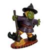 Halloween Witch Figurine Resin Witch Statue Halloween Themed Party Decoration Home Desktop Ornaments Creative Gothic Sculpture