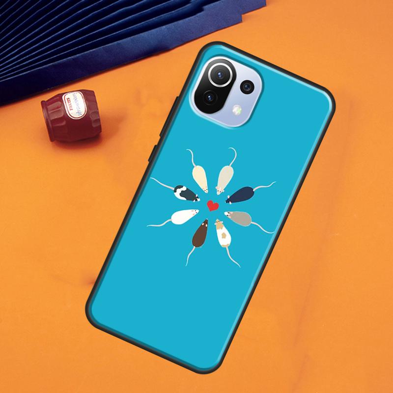 

Mouse Rat Case For POCO F5 X3 X5 Pro F3 F4 X4 GT M5s C40 Cover For Xiaomi 13 11T 12T Pro 12 Lite 12X Mi 12X