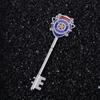 Movie Resident Evil Brooch Movie Props Raccoon City Police Detective Badge Key For Women Men Fans Jewelry Accessories Gifts