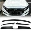 Carbon Fiber Style Front Bumper Grille Sticker For Honda Accord 2018-20