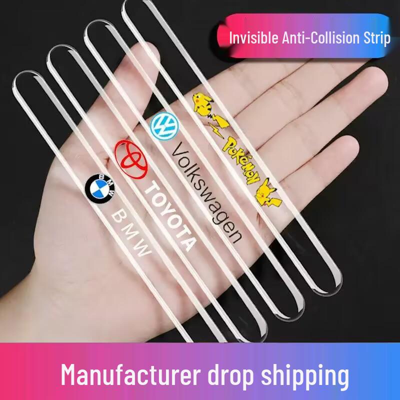 

Силиконовый набор защиты от царапин и столкновений для дверей и зеркал автомобиля Transparent Strip Land Rover