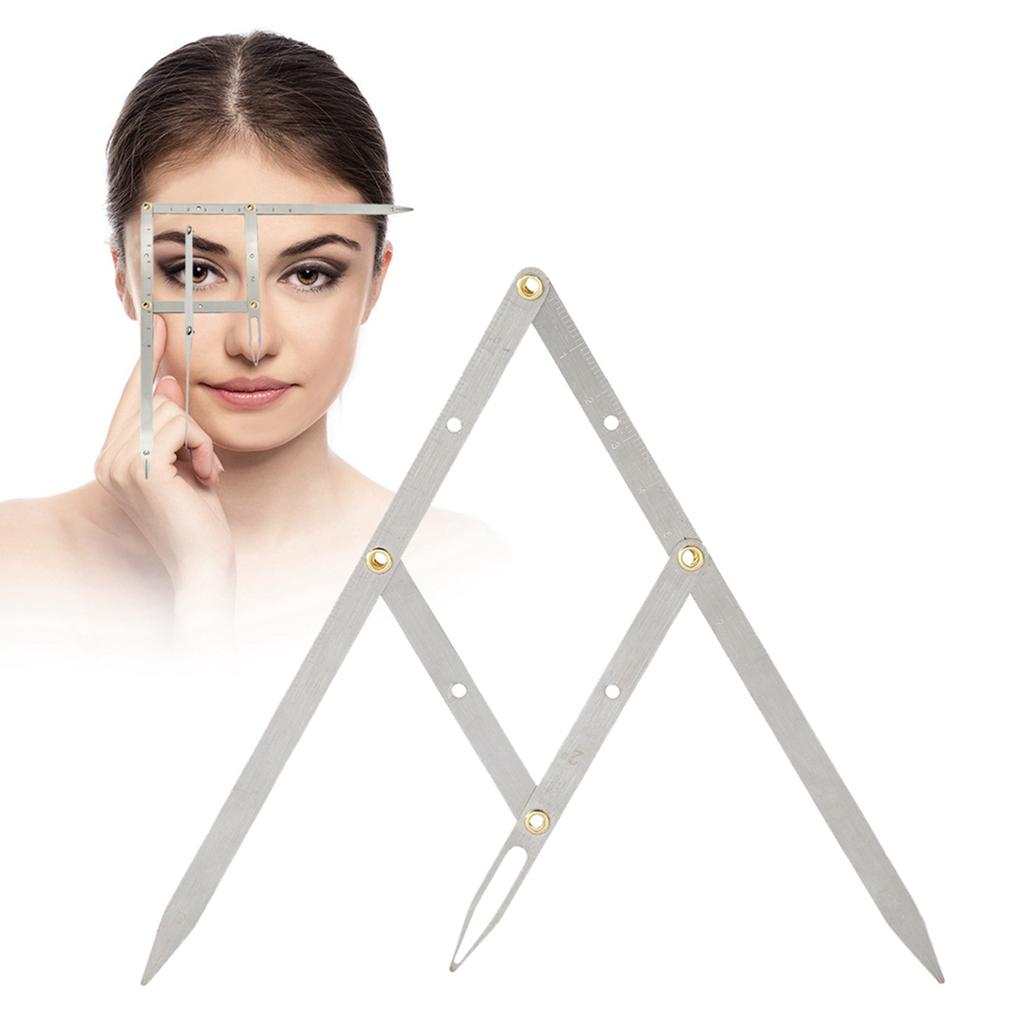 Microblading Caliper Ratio Eyebrow Measure Ruler Permanent Makeup Stencil Measuring Tool