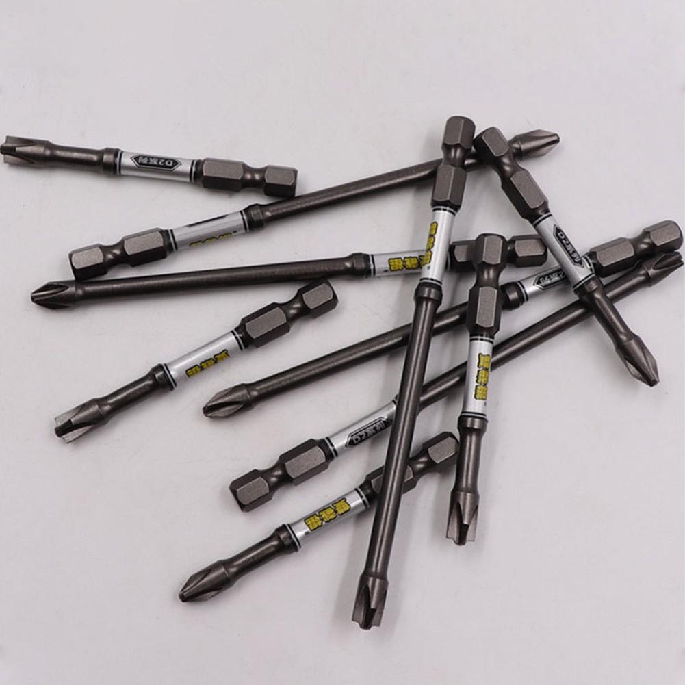 Härte-Schraubendreher-Bit, Schlagbit, magnetisch, Schlitz, 6 mm