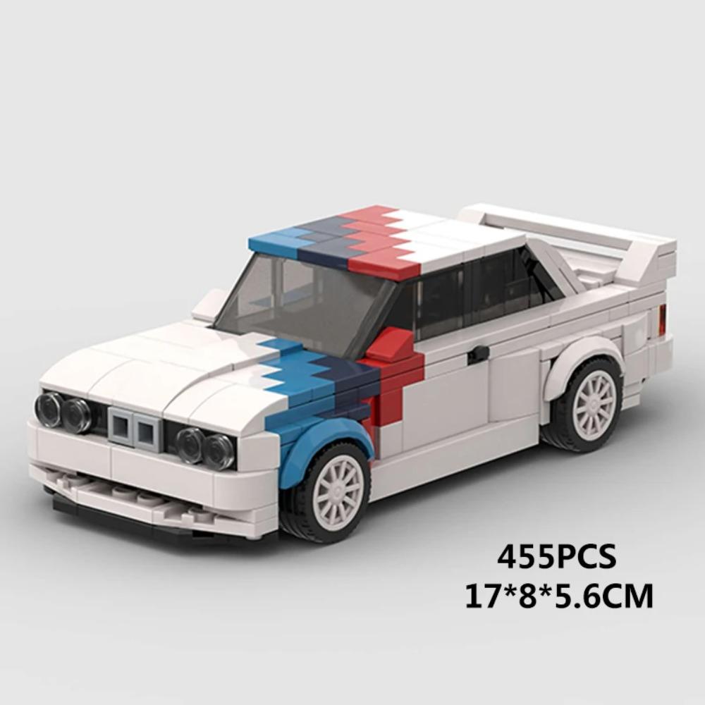 Model Mașină de Curse de Viteză în Oraș Blocuri de Construcție Cărămizi DIY MOC Jucărie Raliu Clasic Sport Vehicul Super Cursă Cadou de Crăciun tehnică