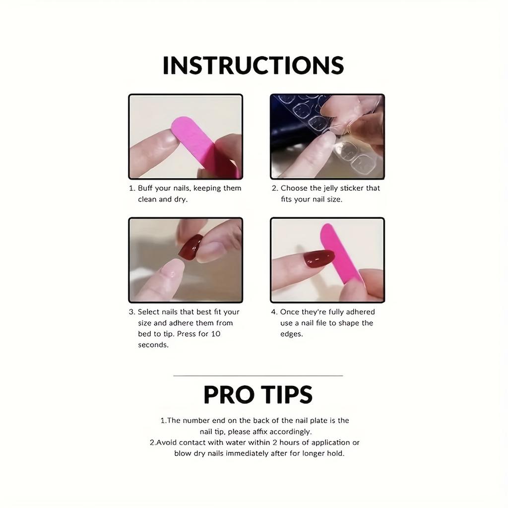 24 Stück kurze, quadratische Aufdrücknägel, künstliche Nägel, vollständige Abdeckung, Streifendesign, künstliche Nägel für Frauen und Mädchen, inklusive Nagelfeile und Gelee-Kleber