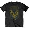 Alice In Chains - Psychedelic Rooster - Schwarzes T-Shirt