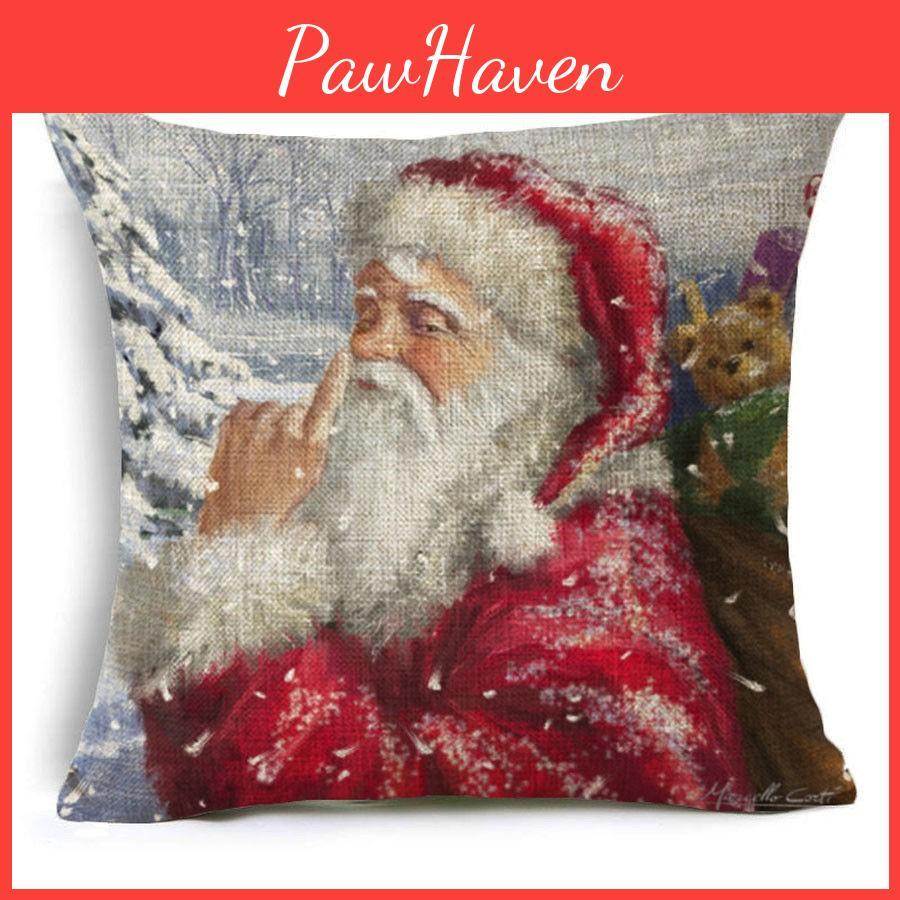 Luxurious Merry Christmas Series Cushion Cover For A Festive Home Dcor Touch