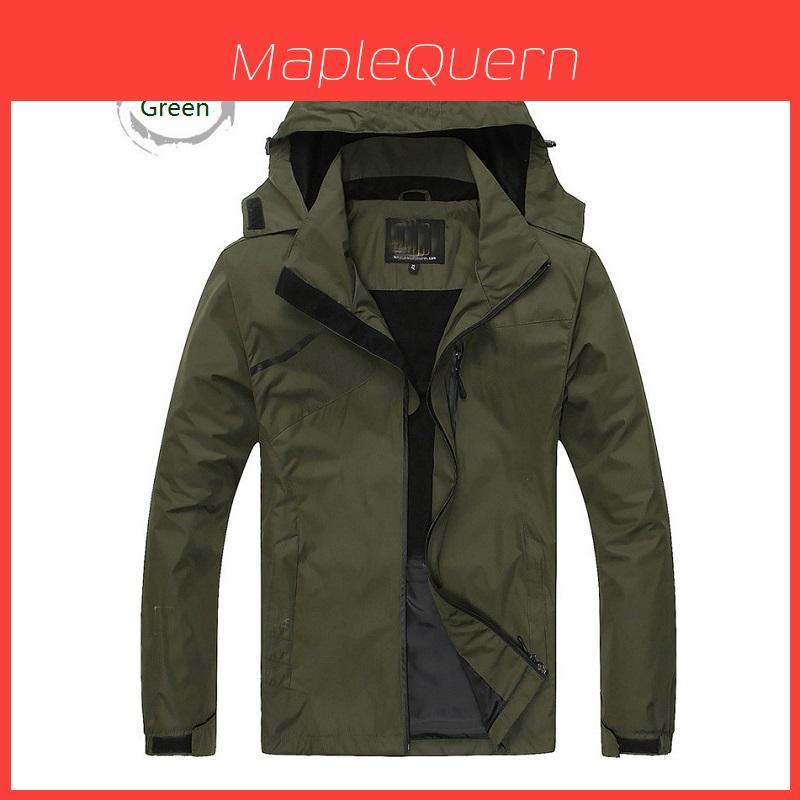 Premium Quality Thin Outdoor Men's Large Size Hooded Windproof Waterproof Jacket