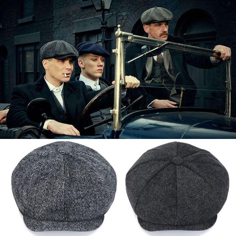 Retro Classic Gentlemen Forward Hat, Adjustable Casual Beret For Autumn And Winter Travel