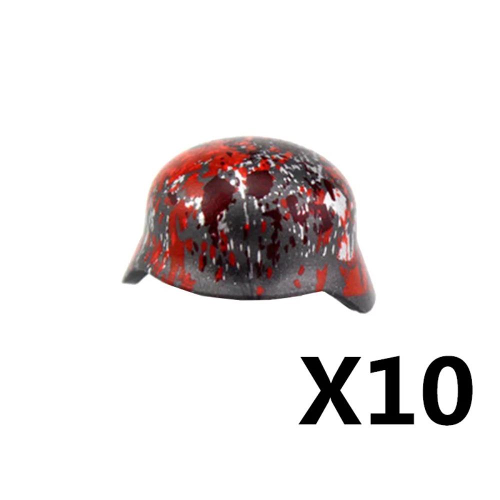 Military WWII MOC Hat Helmet Building Block German  US Soviet Soldier Figure Helmet M1 40 Beret  Accessories Brick Toy Gift K025