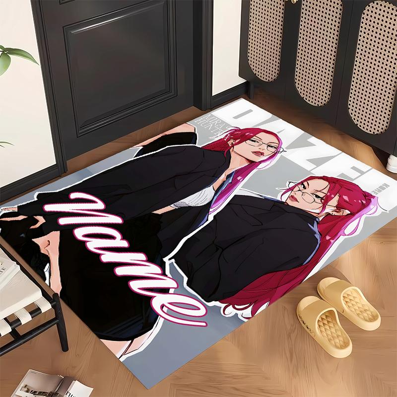 Guarda (14) Tappeto da Ufficio Personalizzato con Nome Decorazione Elegante per Soggiorno Camera da Letto Cucina