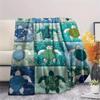 1Pc Animal Collage Print Flannel Blanket, High quality Comfortable for All Seasons, Home Decor, Warmth and Comfort, Perfect for Christmas Gifts 32