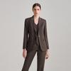 LadyS Elite Maple Sugar Mocha Cocoa Brown Wool Blend Suit Collection