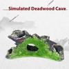 Resin Fish Shrimp Breeding Hiding Cave Ornaments Simulation Moss Tree Roots Dry Wood Fish Tank Aquarium Decoration Accessories
