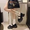 Girls French platform sweet British small single shoes versatile bow Mary Jane jk2025 summer and autumn new