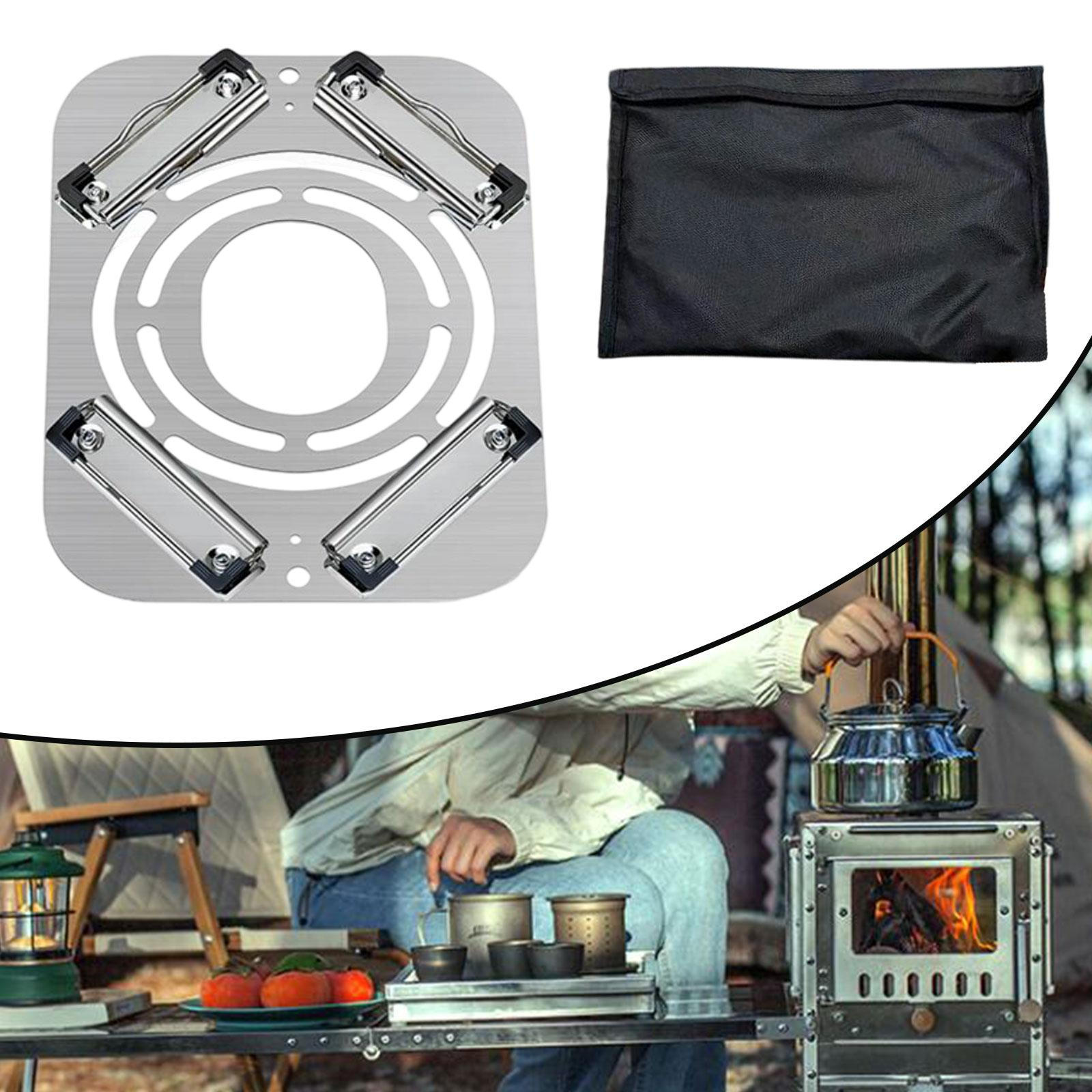 

Палаточный домкрат, с защитой от дымохода, защитой от ожогов, пластиной для защиты от ожогов для лодок, палаток, навесов,