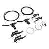 V Type Bike Brake Set with Brake Lever Brake Cable Complete Sensitive Braking Bike Front Rear Brake Kit for Replacement